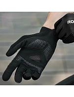 Cyklistické rukavice Rockbros jaro/léto/podzim, plné, velikost: L - černé Cyklistické rukavice Rockbros jaro/léto/podzim, plné, velikost: L - černé