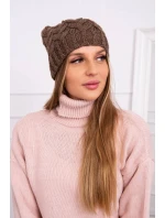 Fleecová čepice Waleria K307 cappuccino Fleecová čepice Waleria K307 cappuccino