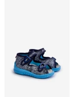 Dětské pantofle-sandálky NEL 310-19 GOKIDS Grafitové