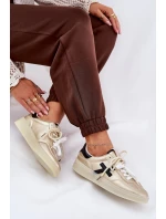 Nízké dámské sportovní boty zlaté Zelevelis Nízké dámské sportovní boty zlaté Zelevelis