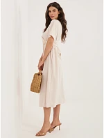 Šaty MI SK A5449.92 světle béžové