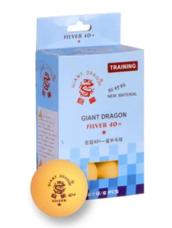 SPORT Silver 40+ pingpongový míček 6 ks 8341 Oranžová - SMJ