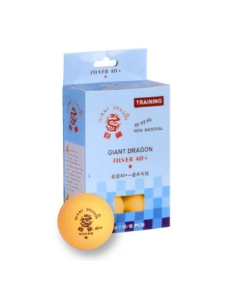 SPORT Silver 40+ pingpongový míček 6 ks 8341 Oranžová - SMJ