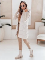 Dámská zateplená prošívaná vesta světle šedá FashionStreet TY5102 Dámská zateplená prošívaná vesta světle šedá FashionStreet TY5102