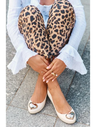 Dámské voňavé baletky srdcem ZAXY NN285009 béžové