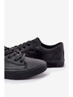 Pánské Klasické Nízké Tenisky Z Eko Kůže Big Star NN174252 Černé