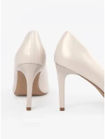 Trendy lodičky dámské Jasnobeżowy na jehlovém podpatku Trendy lodičky dámské Jasnobeżowy na jehlovém podpatku