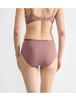 Dámské kalhotky GO Daily Cotton Midi 3P - BROWN - sv. hnědé 1141 - SLOGGI