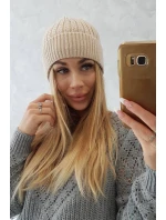 Tenká čepice Veronica K249 béžová Tenká čepice Veronica K249 béžová