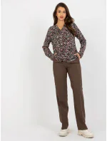 Halenka D73771M11081A černá a béžová Halenka D73771M11081A černá a béžová