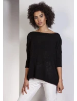 Dámský svetr Swe114 černý - Lanti Dámský svetr Swe114 černý - Lanti