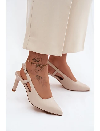 Sandály na podpatku  model 228399 Step in style
