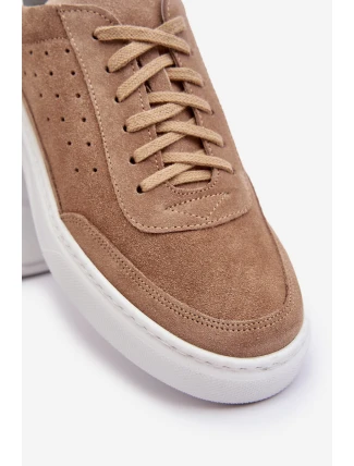 Pánské semišové sportovní boty Zazoo 1544 béžové