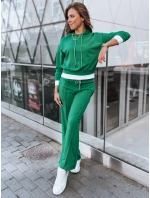 Dámská tepláková souprava SANELIS tmavě zelená FashionStreet AY0989