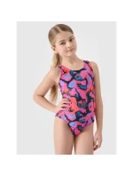 Dívčí jednodílné plavky 4F JUNIOR 4FJWSS25USWSF093-90A Dívčí jednodílné plavky 4F JUNIOR 4FJWSS25USWSF093-90A