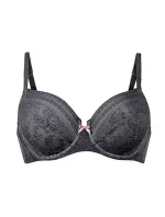 Fleur podprsenka s kosticí 5653 antracit - RosaFaia