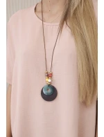 Oversized halenka s přívěskem tmavě pudrově růžová Oversized halenka s přívěskem tmavě pudrově růžová