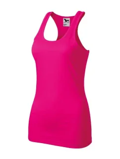Racer tílko dámské neon pink