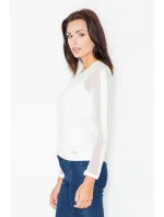 Dámská halenka M467 smetanová - Figl Dámská halenka M467 smetanová - Figl