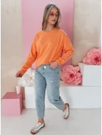 Dámské džínové kalhoty mom fit MOMTEZ blue FashionStreet UY2485