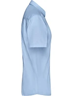 Daiber JN 683 Mikro keprová halenka s krátkým rukávem 02.0683 light blue Daiber JN 683 Mikro keprová halenka s krátkým rukávem 02.0683 light blue
