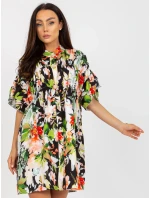 Šaty DHJ SK 6871 2.91P černozelené