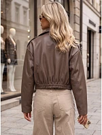 Dámská kožená bunda ve stylu Ramones značky Fango FashionStreet TY5953