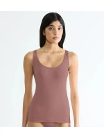 Dámské tílko GO Daily Cotton Tank top - BROWN - hnědé 1141 - SLOGGI