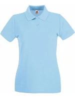 Fruit of the Loom Lady-Fit Premium Polo Dámské piqué polo 16.3030 sky blue Fruit of the Loom Lady-Fit Premium Polo Dámské piqué polo 16.3030 sky blue