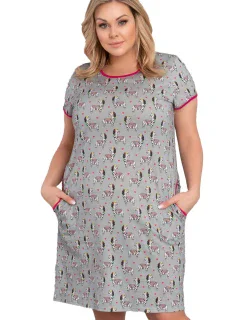 Italian Fashion Zebra cr. r. barva:šedá/potisk