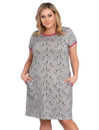 Italian Fashion Zebra cr. r. barva:šedá/potisk Italian Fashion Zebra cr. r. barva:šedá/potisk