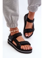 Dámské sandály na platformě Big Star NN274A532 černé