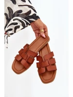 Dámské sandály na plochém podpatku Camel Mirona