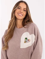 Mikina DHJ BL 20322.72 dark lilac