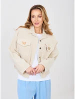 IT KR bunda FL10163.10 světle béžová