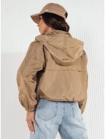 Dámská přechodná bunda s kapucí GRAUS béžová FashionStreet TY4221