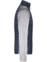 Daiber JN 742 Pánská pletená hybridní bunda 02.0742 light melange/anthracite melange