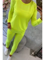 Tepláková souprava žlutá neonová Tepláková souprava žlutá neonová