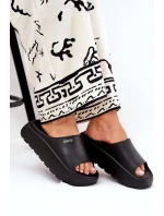 Dámské Pěnové Pantofle Na Platformě Big Star RR274A567 Černé