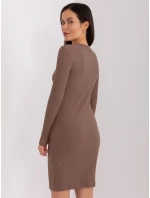 RV SK 9219 šaty.13P hnědá