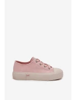 Dámské trampky na platformě LEE ISLA C WOMEN LOW – růžové