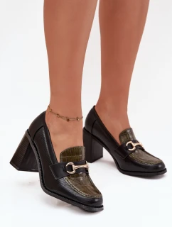 Polobotky na podpatku  model 217845 Step in style