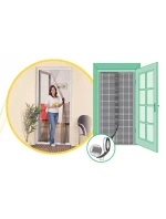 MOSKYTIÉRA NA DVEŘE 2X60X210 BÍLÁ MOSKYTIÉRA NA DVEŘE 2X60X210 BÍLÁ