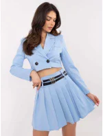 Bunda DHJ ZT 8670.16 světle modrá Bunda DHJ ZT 8670.16 světle modrá