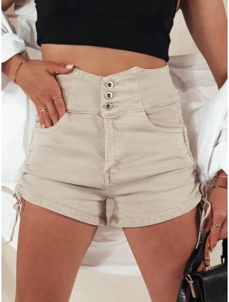 Dámské šortky STYLE SHORTS beige FashionStreet SY0391