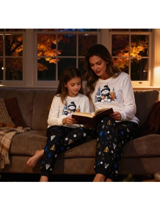 Cornette Dětské dívčí pyžamo 977/189 Snowy Day length/r Christmas 86-128