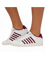 Tenisky K-swiss COURT TIEBREAK II WHITE/TIBETAN RED/SNOW WHITE-M (04413-152-M)