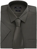 Premier PR 202 Popelínová košile s krátkým rukávem 39.0202 dark grey Premier PR 202 Popelínová košile s krátkým rukávem 39.0202 dark grey