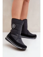 Dámské sněhule se zipem Progress PROGJ-21-09 Černé