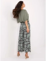 Kalhoty D73771M62237G pistácie